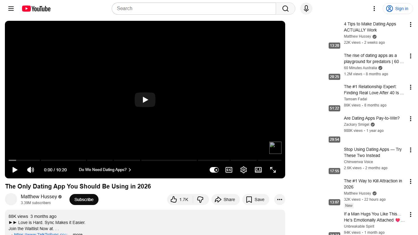 The Only Dating App You Should Be Using in 2026 - YouTube