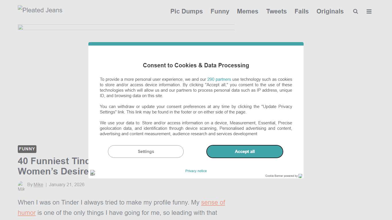 40 Funniest Tinder Profiles From Guys Who Put Women's Desire For A Sense Of Humor First